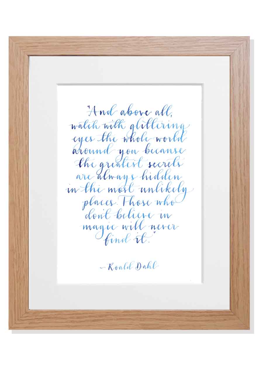 'Believe in Magic' print