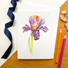 Load image into Gallery viewer, &#39;A Bunch of Irises&#39; set of 5 or 9