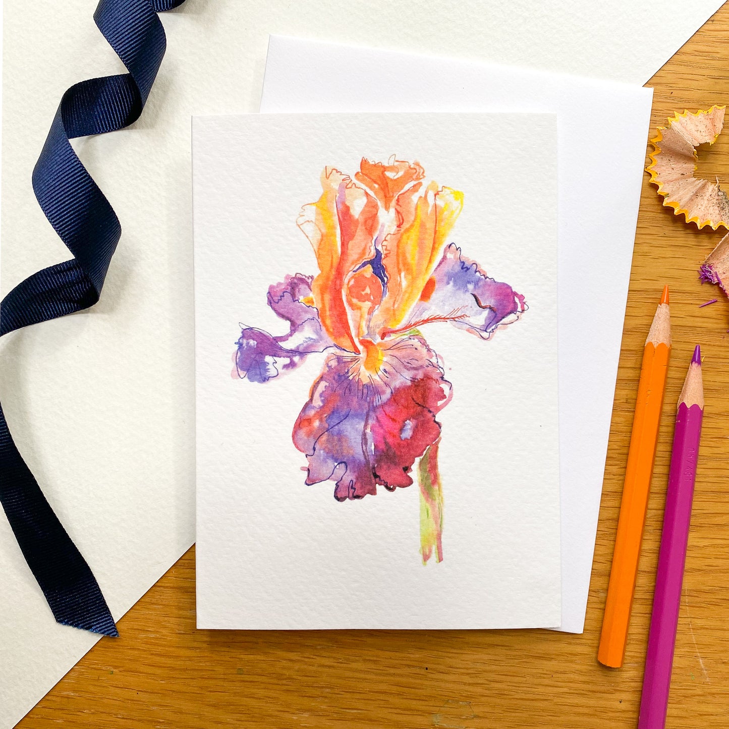 'A Bunch of Irises' set of 5 or 9