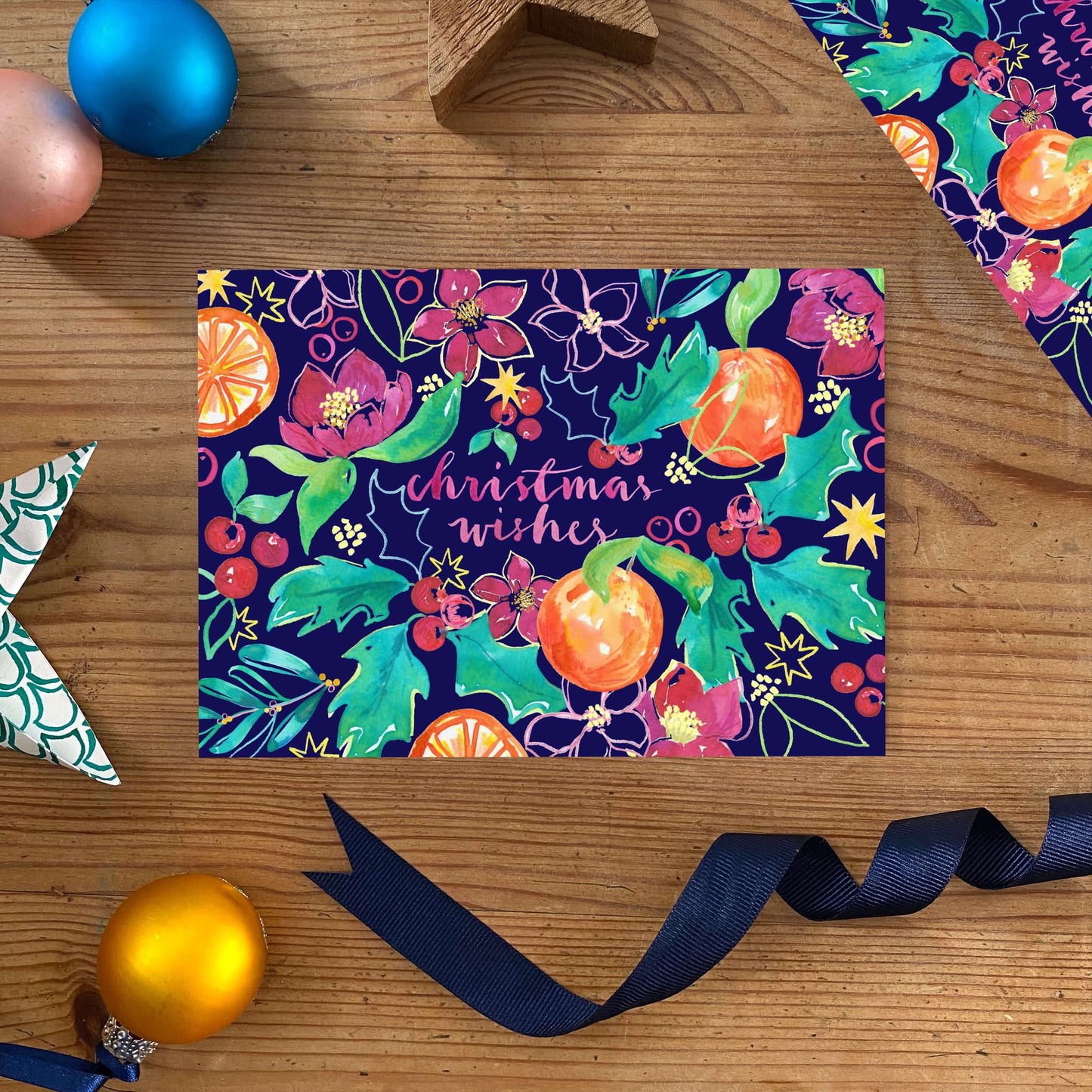 Merry & Bright Christmas Card collection set - Swans & Swallows + Hellebores & Holly