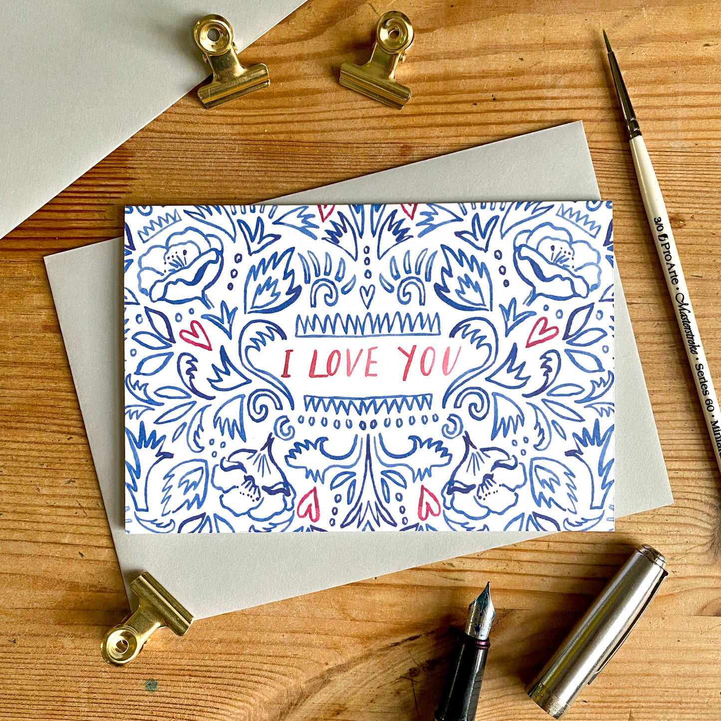 I Love You card