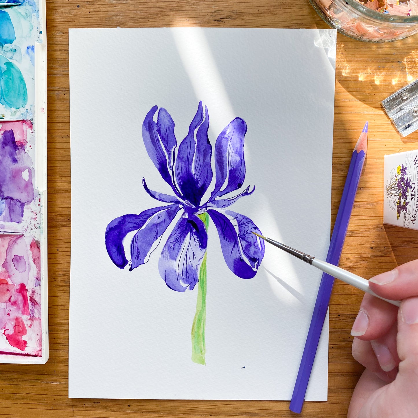 Iris No.3 card