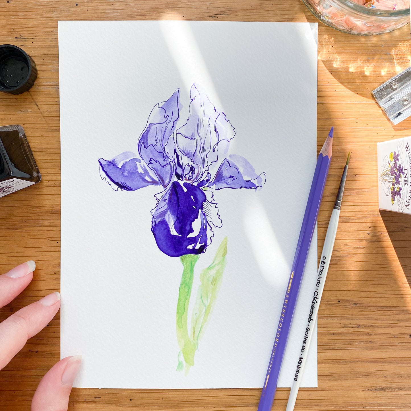 Iris No.4 card