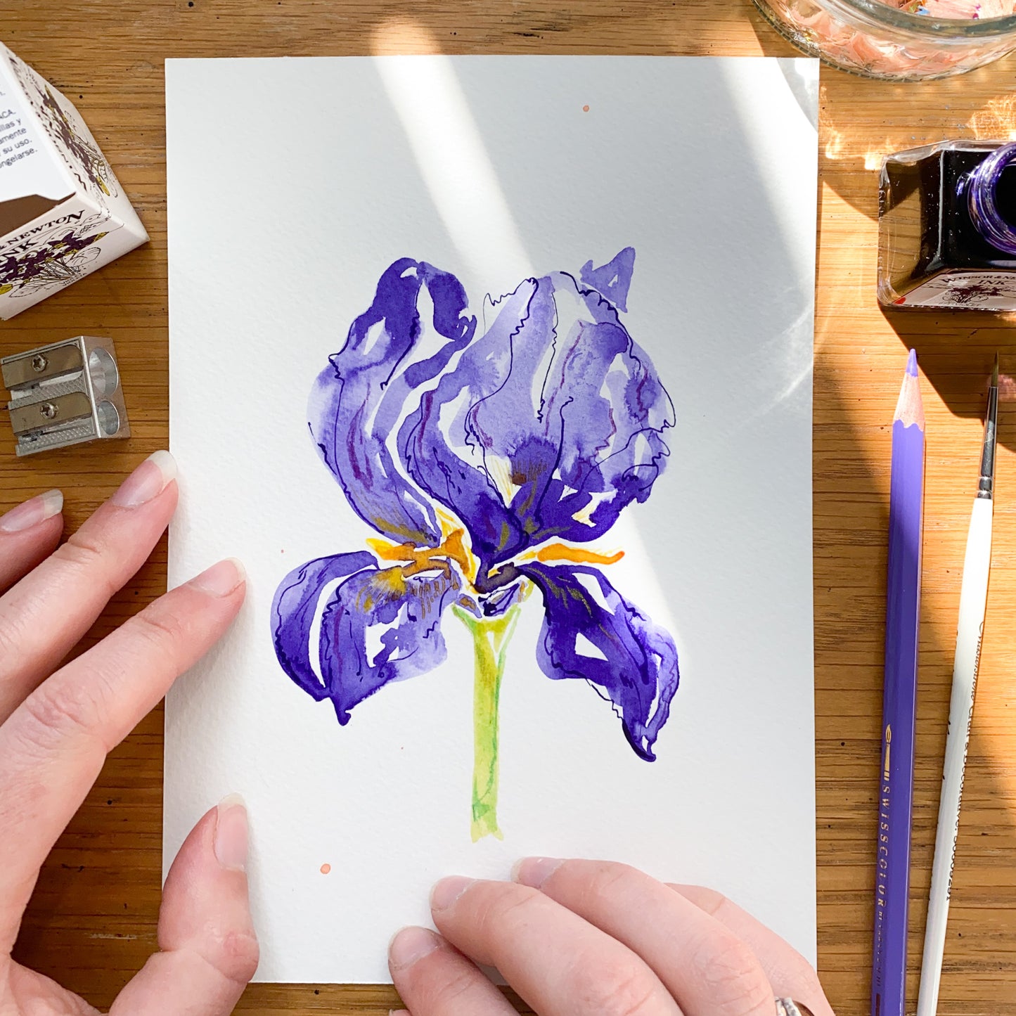 Iris No.7 card