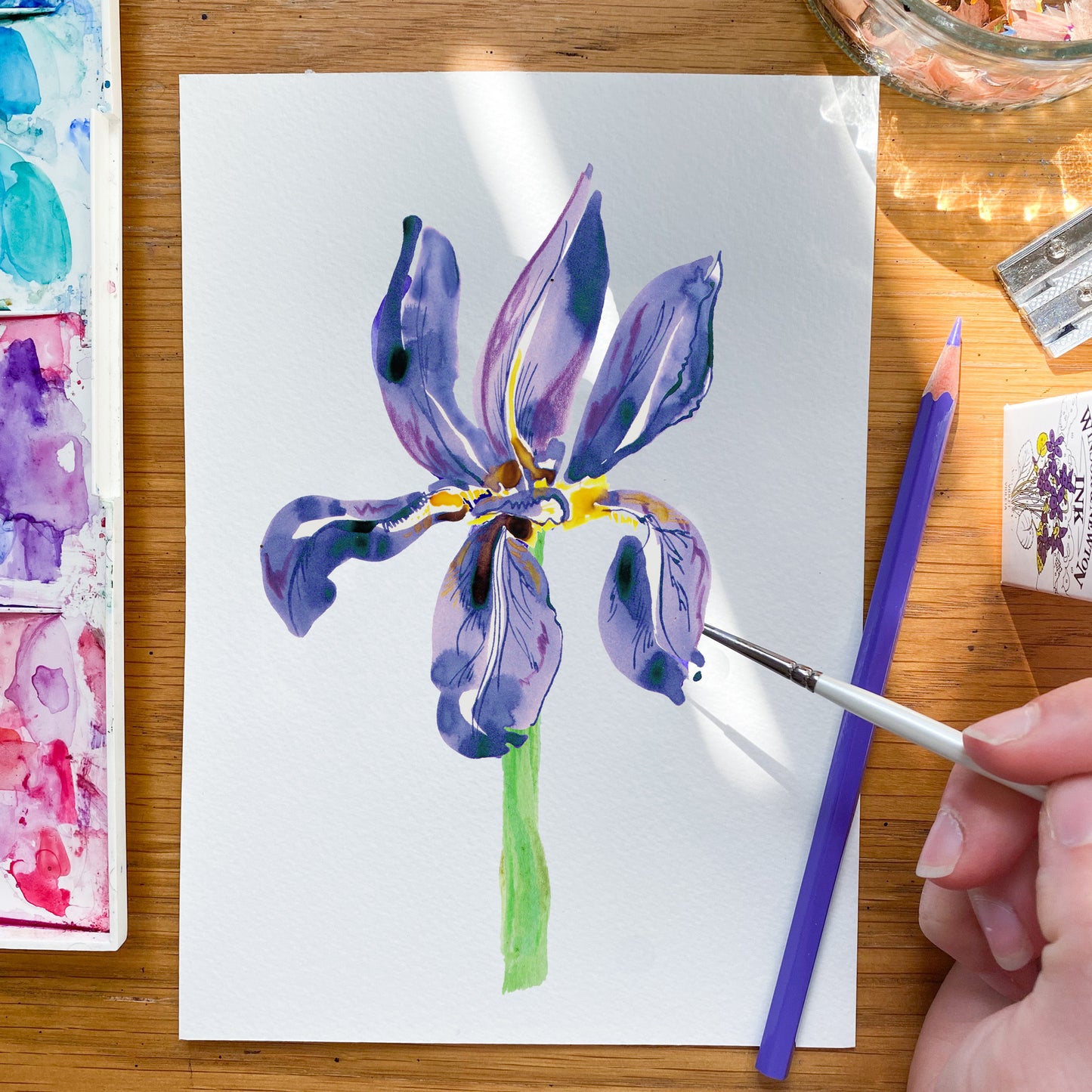 Iris No.5 card
