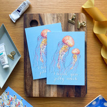 Load image into Gallery viewer, Thank you jelly much - jellyfish card