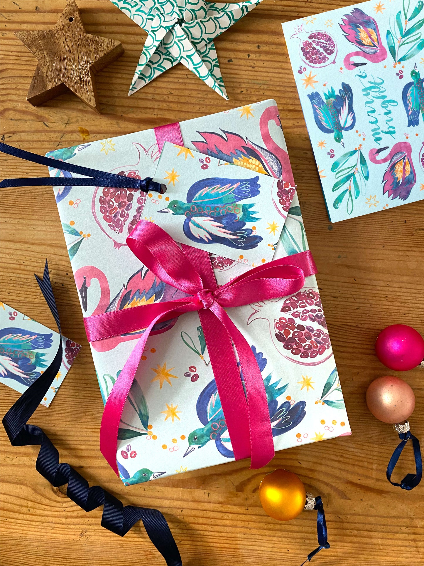 Swans & Swallows - set of 4 gift tags