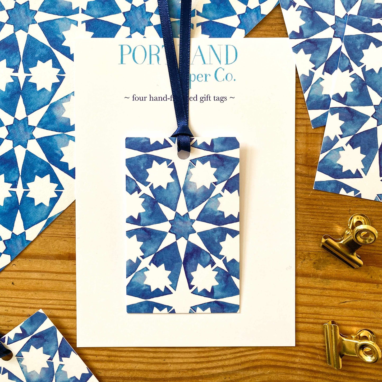 Star Tile - gift tags