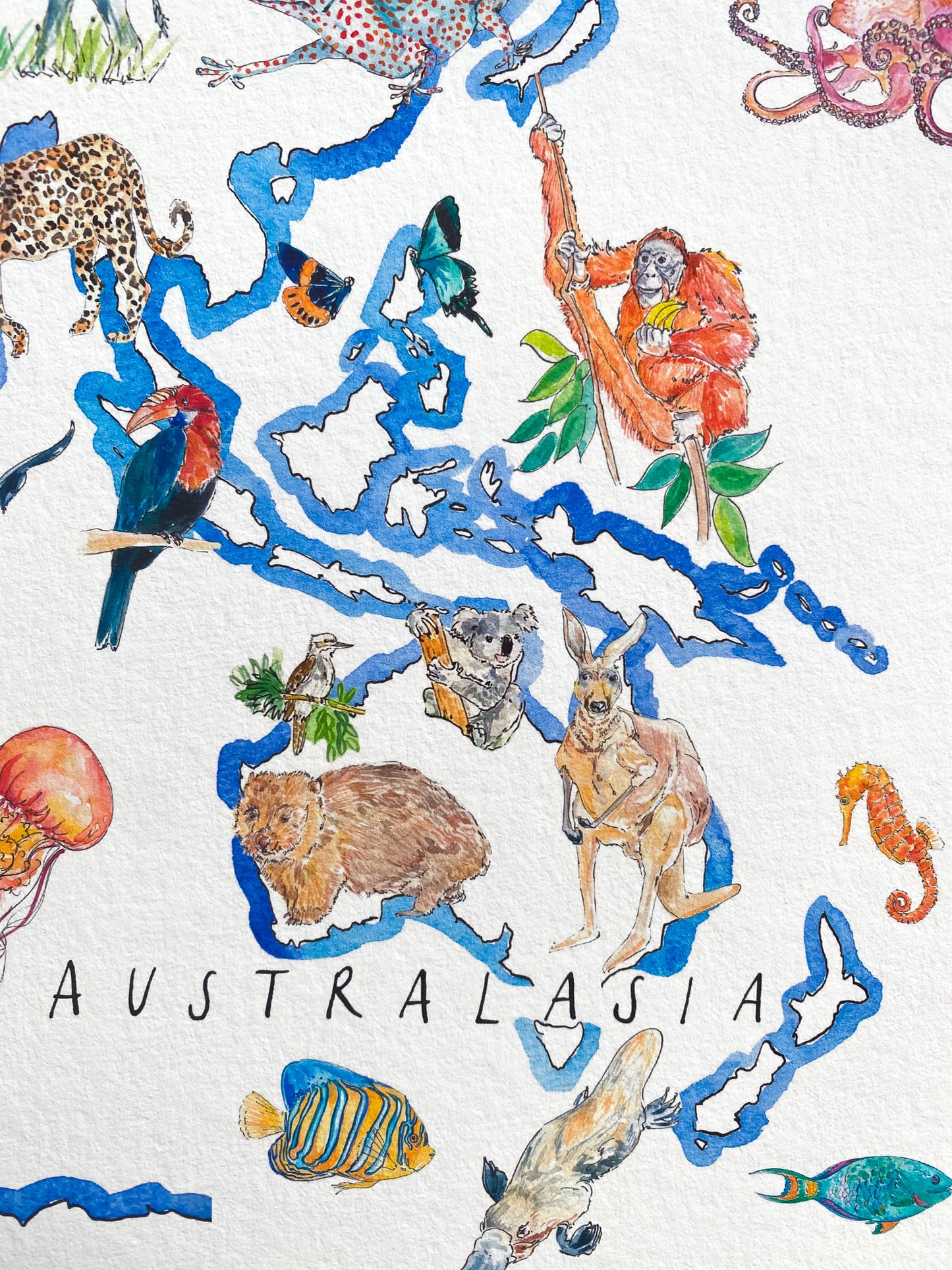 A World of Animals print