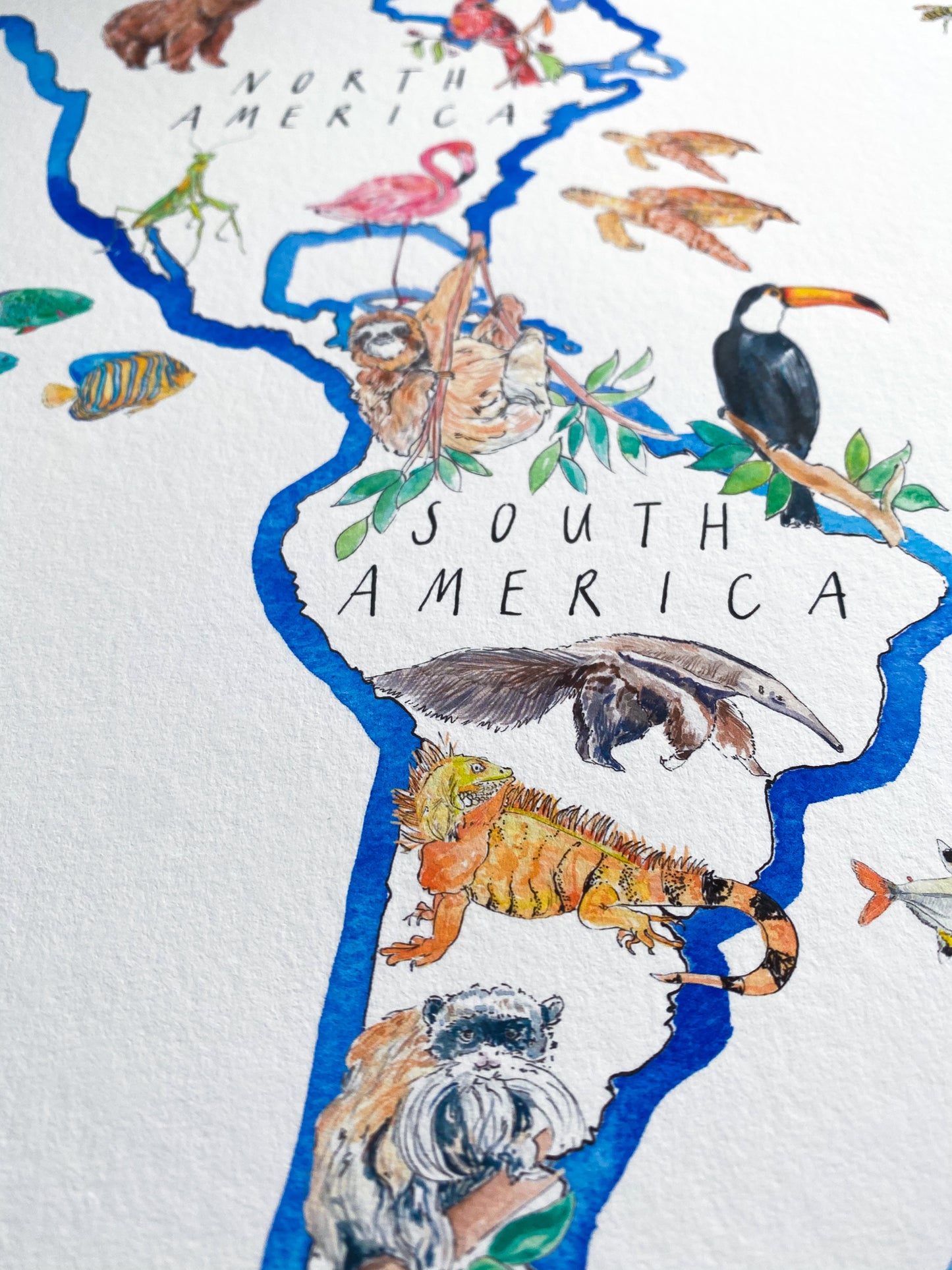 A World of Animals print