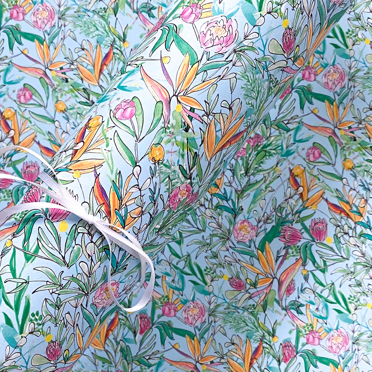Peony & Protea Wrap