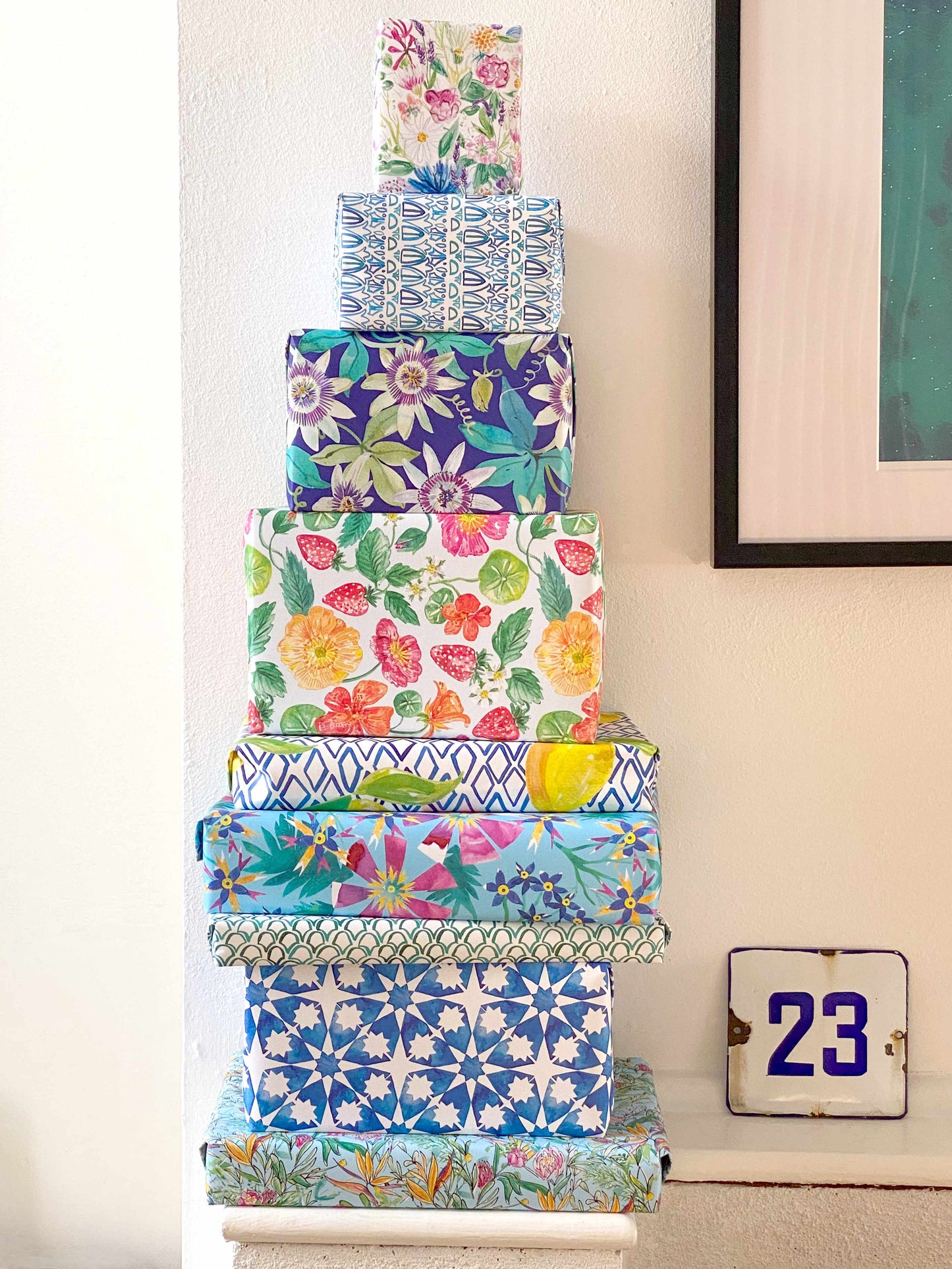 Paper Flowers Wrap