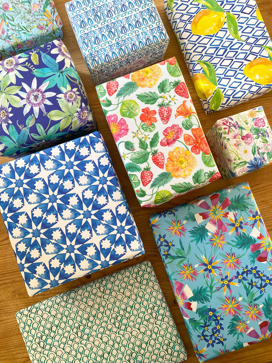 Paper Flowers Wrap – Portland Paper Company
