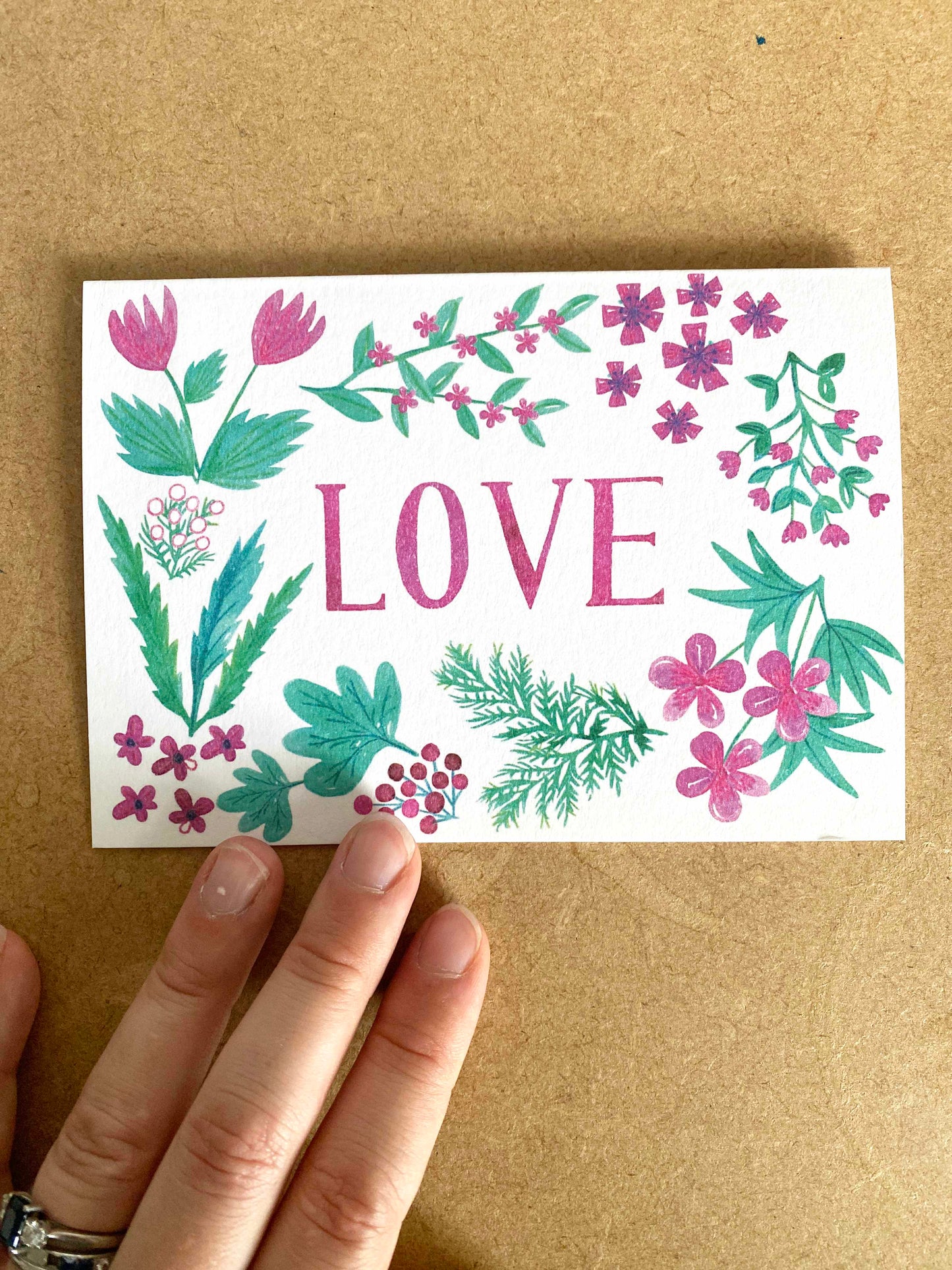 SAMPLE SALE - SET OF 6 CARDS 70% off