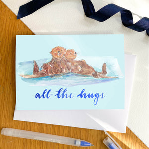 'All the Hugs' card