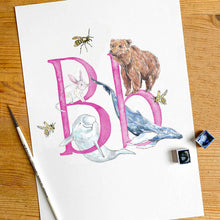 Load image into Gallery viewer, SAMPLE SALE - 40% off limited Letter Prints