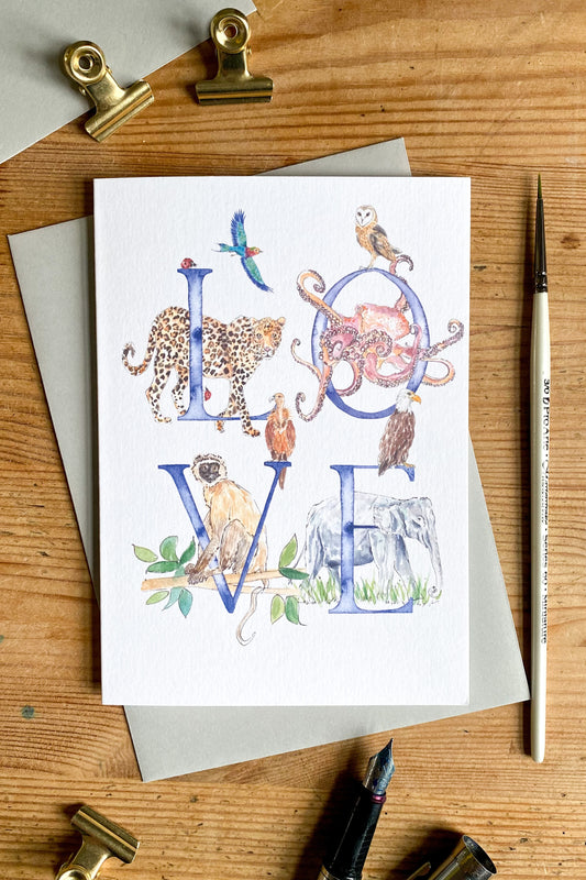 Animal Love card