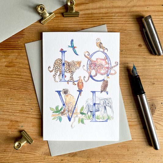 Animal Love card
