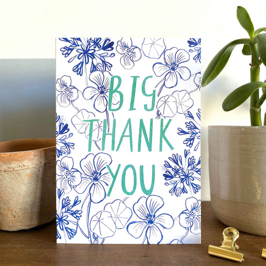 Big Thank You card