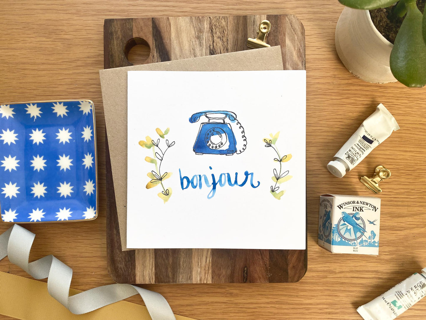 Bonjour card