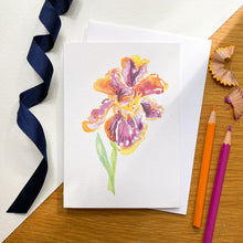 Load image into Gallery viewer, &#39;A Bunch of Irises&#39; set of 5 or 9