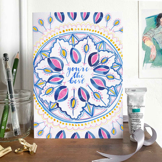 You're the Best card