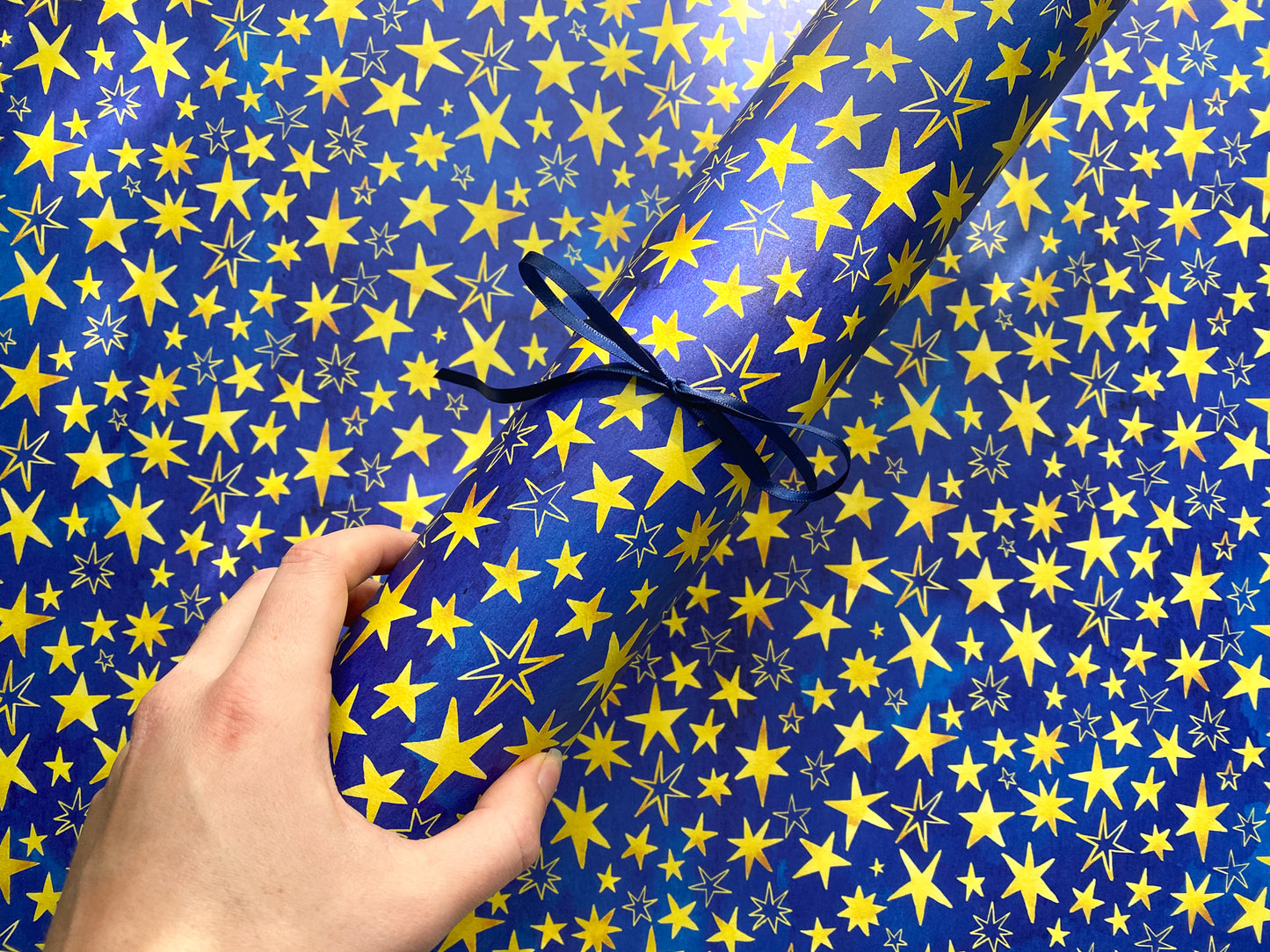Starry Night wrapping paper