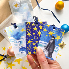 Load image into Gallery viewer, Starry Starry Night - set of 4 gift tags