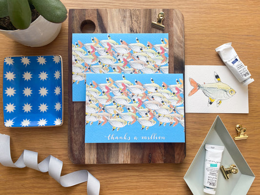 Thanks a million - x-ray tetra card