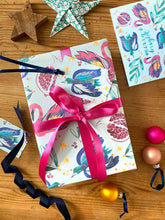 Load image into Gallery viewer, Swans &amp; Swallows wrapping paper