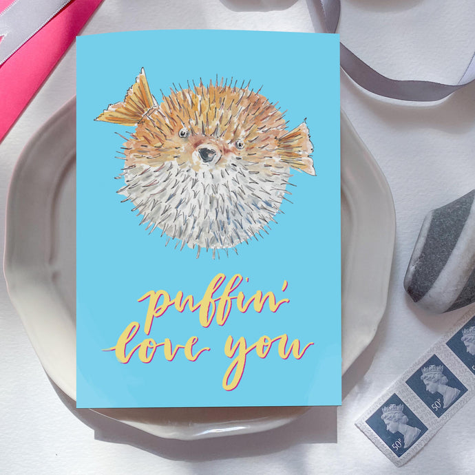 'Puffin Love You' card