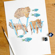 Load image into Gallery viewer, SAMPLE SALE - 40% off limited Letter Prints