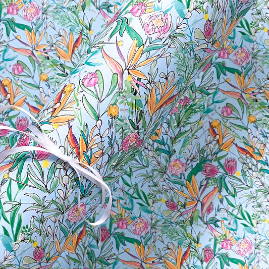 Peony & Protea Wrap